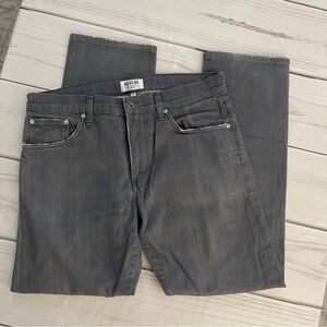 Agolde Men's Charcoal Straight Jeans